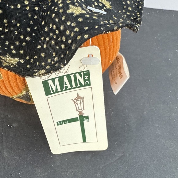 Halloweenies Plush Pumpkin Witch First & Main NOS with Tag Halloween CUTE - Picture 2 of 12